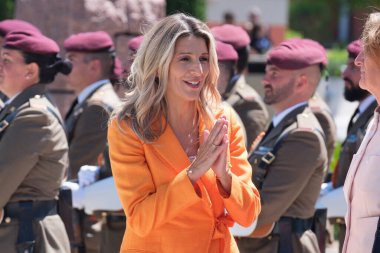 İkinci Başkan Yardımcısı Yolanda Diaz, 13 Haziran 2024 tarihinde İspanya 'nın Madrid kentinde, Moncloa kompleksindeki Türkiye Cumhuriyeti Devlet Başkanı ile yaptığı görüşmede,