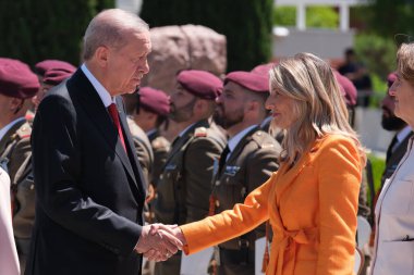 İkinci Başkan Yardımcısı Yolanda Diaz, 13 Haziran 2024 tarihinde İspanya 'nın Madrid kentinde, Moncloa kompleksindeki Türkiye Cumhuriyeti Devlet Başkanı ile yaptığı görüşmede,