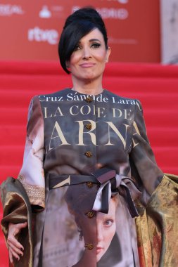 Cruz Sanchez de Lara İspanya Moda Akademisi Ödülleri 'nin kırmızı halısına katıldı. Madrid' de 13 Haziran 2024 'te, İspanya