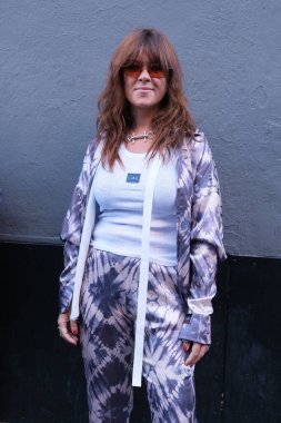 Vanesa Martn 16 Haziran 2024 'te Madrid' deki Sala Villanos 'taki Marina Carmona konserine katıldı.