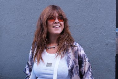 Vanesa Martn 16 Haziran 2024 'te Madrid' deki Sala Villanos 'taki Marina Carmona konserine katıldı.