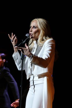 Şarkıcı Marta Sanchez, İspanya 'nın Madrid şehrinde 19 Haziran 2024 tarihinde düzenlenen Universal Music Festival 2024' te sahne almaktadır..