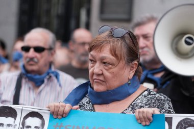 Demonstration before the Congress of Deputies protesting against the Gag Law or Organic Law for the protection of citizen security in Madrid, June 22, 2024, Spain clipart