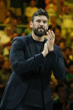 İspanya 'dan Pau Gasol, İspanya ile İtalya arasında 25 Haziran 2024 tarihinde Madrid' de oynanan Wizink Center pavyonunda oynamıştır.