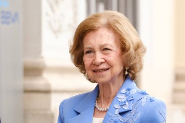 İspanya Kraliçesi Sofya, Marques de Salamanca Sarayı 'nda 26 Haziran 2024 tarihinde İspanya' nın Madrid kentinde düzenlenen 
