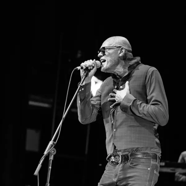 stock image Garry Christian of the musical group The Christians performs on stage during the Universal Music Festival 2024 at Teatro Albeniz on June 27, 2024 in Madrid, Spain.