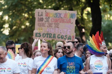 MADO Madrid Onur Yürüyüşü katılımcıları, Madrid Onur Haftası, 6 Temmuz 2024 İspanya