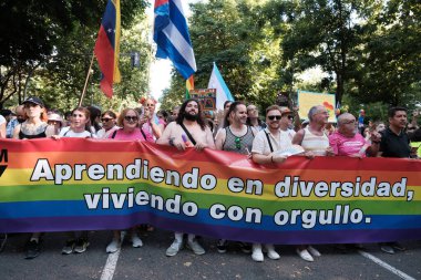 MADO Madrid Onur Yürüyüşü katılımcıları, Madrid Onur Haftası, 6 Temmuz 2024 İspanya