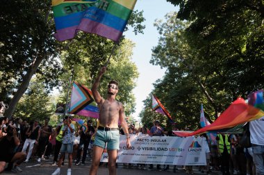 MADO Madrid Onur Yürüyüşü katılımcıları, Madrid Onur Haftası, 6 Temmuz 2024 İspanya