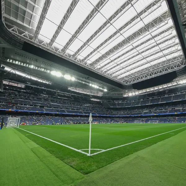 İspanya, Madrid 'deki Real Madrid' in Santiago Bernabeu Stadyumu 'nun 9 Temmuz 2024 tarihli genel manzarası..