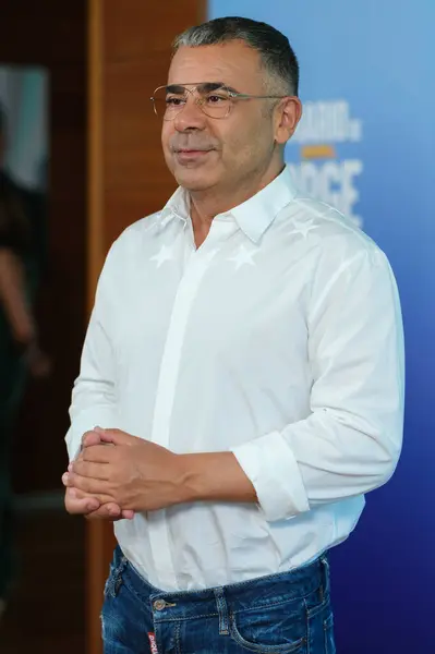 Stock image Jorge Javier Vazquez poses during the presentation of the TV program 'El Diario de Jorge' at the Mediaset headquarters in Madrid, July 16, 2024, Spain