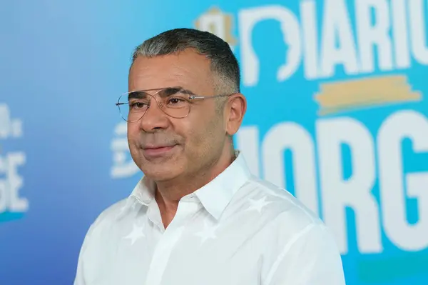 stock image Jorge Javier Vazquez poses during the presentation of the TV program 'El Diario de Jorge' at the Mediaset headquarters in Madrid, July 16, 2024, Spain