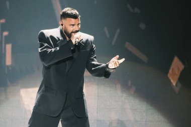 Şarkıcı Ricky Martin 17 Temmuz 2024 'te İspanya' nın Madrid şehrinde WiZink Center 'da bir performans sergiledi..