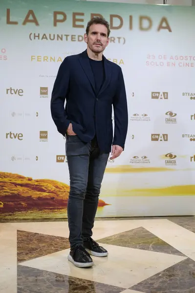 stock image Actor Matt Dillon attends the 'Isla Perdida (Haunted Heart)' photocall at the NH Palacio de Tepa Hotel on July 19, 2024 in Madrid, Spain