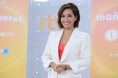 Adela Gonzalez during the presentation of the Rtve TV program 