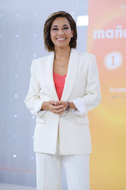 Adela Gonzalez during the presentation of the Rtve TV program 