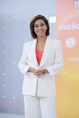 Adela Gonzalez during the presentation of the Rtve TV program 