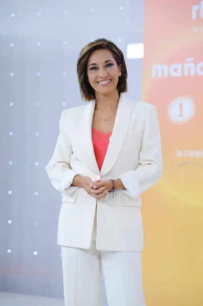 stock image Adela Gonzalez during the presentation of the Rtve TV program 