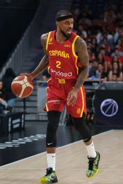 İspanya ve Porto Riko 'dan Lorenzo Brown, 23 Temmuz 2024' te İspanya 'nın başkenti Madrid' de yapılacak olan WiZink Center 'da yapılacak Paris Olimpiyat Oyunları' na hazırlanıyor.