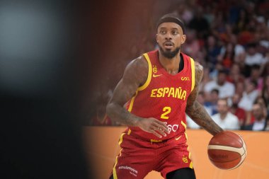 İspanya ve Porto Riko 'dan Lorenzo Brown, 23 Temmuz 2024' te İspanya 'nın başkenti Madrid' de yapılacak olan WiZink Center 'da yapılacak Paris Olimpiyat Oyunları' na hazırlanıyor.