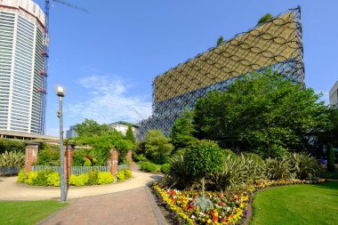 view of the Library of Birmingham in Birmingham West Midlands England 5th August 2024 UK clipart