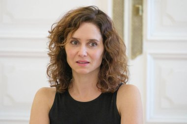 Madrid Topluluğu Başkanı Isabel Diaz Ayuso ve Rocio Monasterio 5 Eylül 2024 tarihinde İspanya 'nın Madrid şehrinde Real Casa de Correos' ta bir toplantı yaptılar.