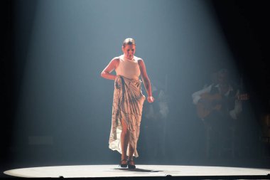 İspanyol flamenko dansçısı Sara Baras, 5 Eylül 2024 tarihinde İspanya 'nın Madrid kentindeki Teatro Gran Va' da 'Vuela' adlı yeni şovunda sahne aldı.