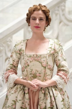 Aktris Roco Surez de Puga, VALLE SALVAJE TV dizisinin sunumu sırasında 17 Eylül 'de Madrid' de poz verdi. 