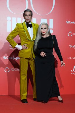 Alaska ve Mario Vaquerizo, 18 Eylül 2024 tarihinde Palacio de la Trinidad 'da düzenlenen ikonik HOLA dergisinin düzenlediği partiye katıldılar.