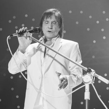 Şarkıcı Roberto Carlos, 26 Eylül 2024 'te İspanya' nın Madrid şehrindeki Wizink Center 'da bir konserde sahne alır..