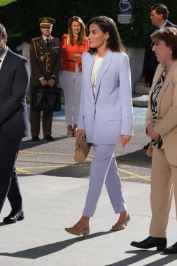 Queen Letizia of Spain attends the presentation of the service 