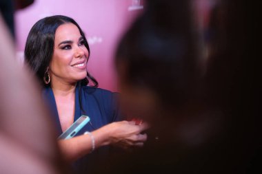 Beatriz Luengo 14 Ekim 2024 'te Madrid, İspanya' da Capitol sinemasında Patria Y Vida 'nın galasına katılıyor..