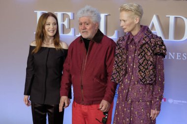 Pedro Almodvar, 16 Ekim 2024 'te Madrid' de Hotel Four Seasons 'daki 