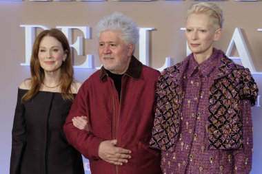 Pedro Almodvar, 16 Ekim 2024 'te Madrid' de Hotel Four Seasons 'daki 