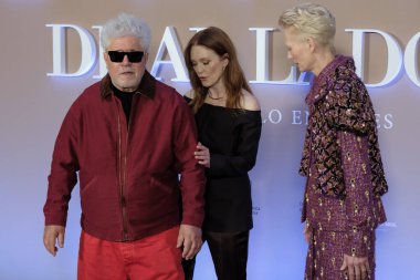 Pedro Almodvar, 16 Ekim 2024 'te Madrid' de Hotel Four Seasons 'daki 