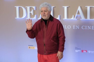 Pedro Almodvar, 16 Ekim 2024 'te Madrid' de Hotel Four Seasons 'daki 