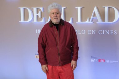 Pedro Almodvar, 16 Ekim 2024 'te Madrid' de Hotel Four Seasons 'daki 