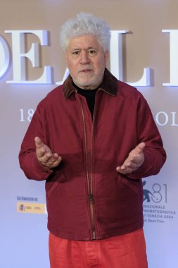 Pedro Almodvar, 16 Ekim 2024 'te Madrid' de Hotel Four Seasons 'daki 