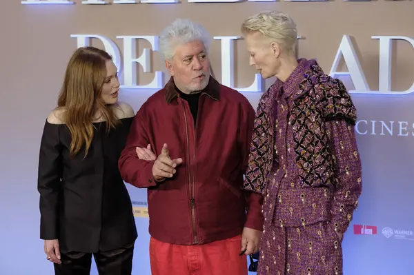 Pedro Almodvar, 16 Ekim 2024 'te Madrid' de Hotel Four Seasons 'daki 