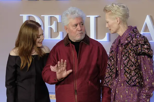 Pedro Almodvar, 16 Ekim 2024 'te Madrid' de Hotel Four Seasons 'daki 