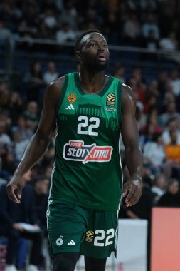17 Ekim 2024 tarihinde Madrid 'de oynanan ve Real Madrid ile Panathinaikos Atina arasında oynanan Türk Hava Yolları EuroLeague Düzenli karşılaşmasında Panathinaikos' tan Jerian Grant (Panathinaikos)