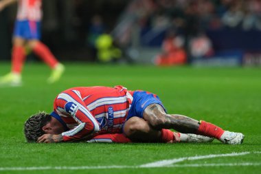 Rodrigo De Paul, İspanya 'nın başkenti Madrid' de 23 Ekim 2024 tarihinde Atletico de Madrid ve LOSC Lille arasında oynanan UEFA Şampiyonlar Ligi karşılaşmasında görev başındaydı..