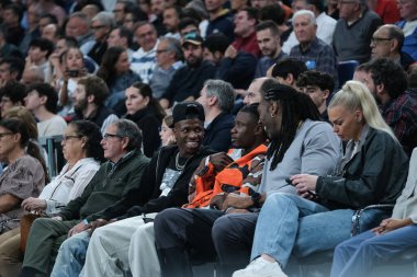 24 Ekim 2024 'te Madrid' de oynanan Real Madrid ve Crvena Zvezda Belgrad EuroLeague karşılaşmasında Vinicius Junior