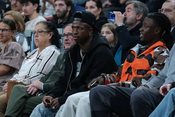 24 Ekim 2024 'te Madrid' de oynanan Real Madrid ve Crvena Zvezda Belgrad EuroLeague karşılaşmasında Vinicius Junior