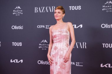 Diane Kruger, Madrid 'de 28 Ekim 2024' te Callao sinemasında Yılın Bazaar Kadınları 2 ödül törenine katılıyor.