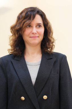  Madrid Topluluğu Başkanı Isabel Diaz Ayuso, Suudi Arabistan 'ın İspanya Büyükelçisi Ekselansları Haifa Bint Abdulaziz Al Mogrin ile 31 Ekim 2024 tarihinde İspanya' nın başkenti Madrid 'de bir araya geldi..