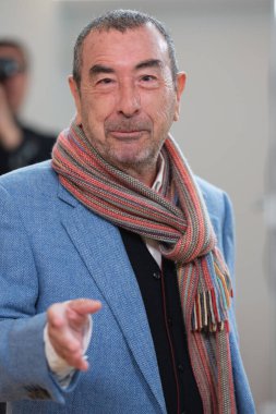 Filmmaker Jose Luis Garci, during a press conference of the Gold Medal of the Forque Awards at the Ortega Maraon Foundation, on October 31, 2024 in Madrid Spain clipart