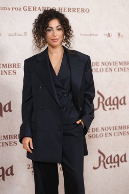 Mina El Hammani 11 Kasım 2024 'te İspanya' nın Madrid kentindeki URSO Hotel 'deki' Raqa 'fotoğraf görüşmesine katıldı.. 