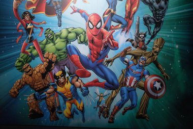 Marvel 'ın Görünümü: IFEMA Madalyası' ndaki MoPop 'ta Süper Kahramanlar Evreni sergisi 14 Kasım 2024 İspanya