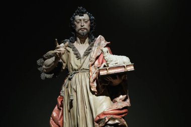 Serginin sunumu, el sıkışma. Altın Çağ 'daki heykel ve renkler Madrid' deki Prado Müzesi 'nde 18 Kasım 2024 İspanya